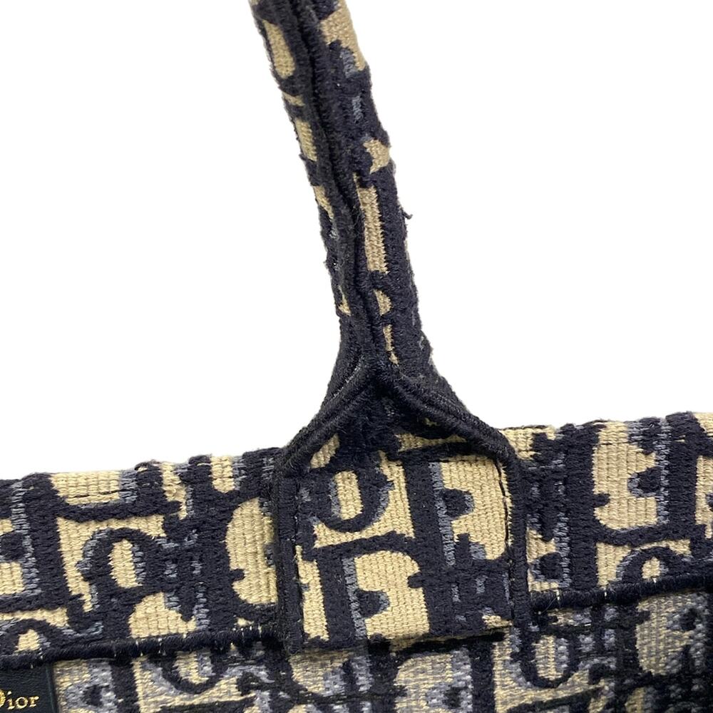 Christian Dior Book Tote Large Bag Tote Bag M1286ZRIT Beige Dark Navy - Picture 12 of 15